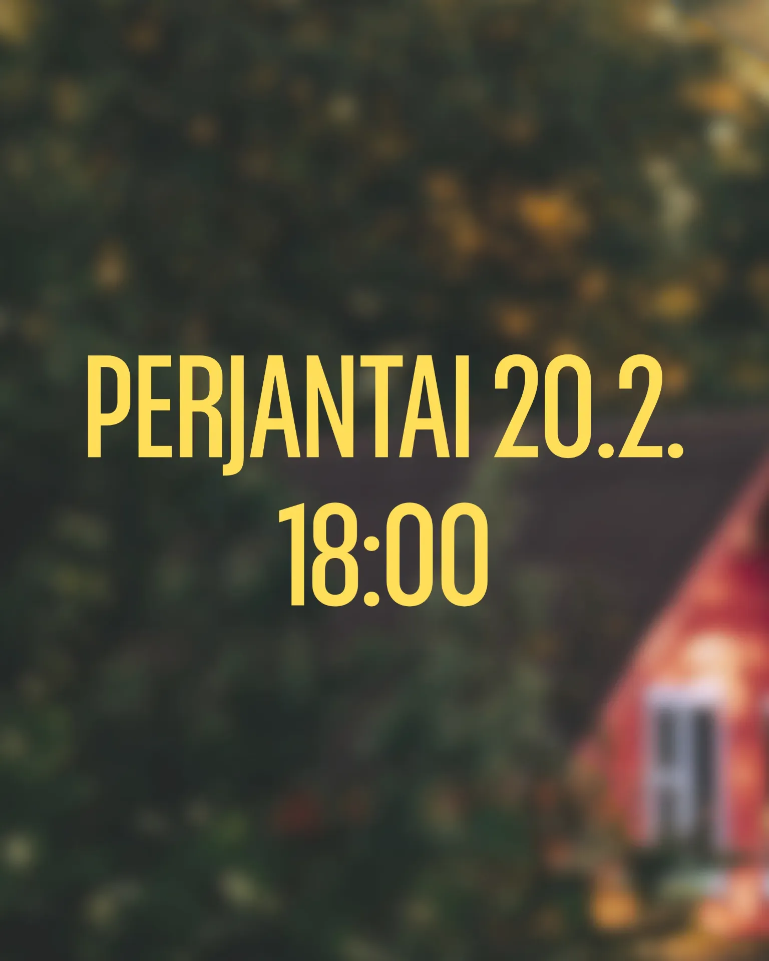 LOPPUUNMYYTY Niin Metsä Vastaa | PE 20.2. klo 18:00 | Kannusali