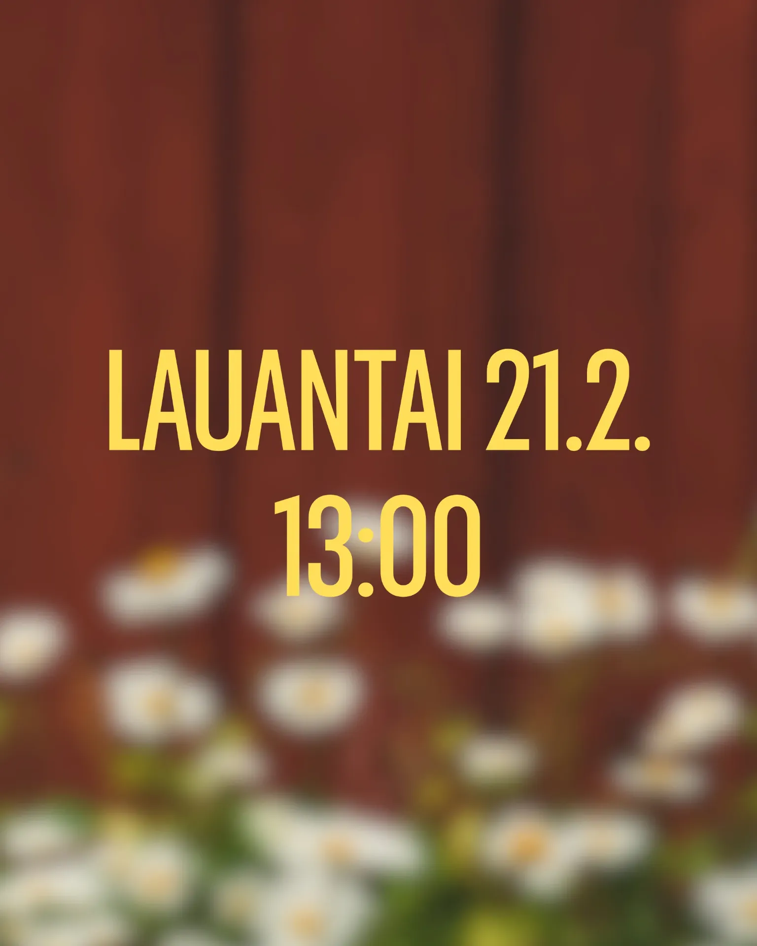 LOPPUUNMYYTY Niin Metsä Vastaa | LA 21.2. klo 13:00 | Kannusali