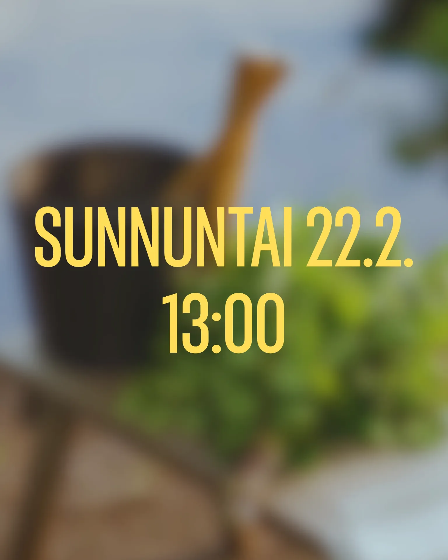 LOPPUUNMYYTY Niin Metsä Vastaa | SU 22.2. klo 13:00 | Kannusali
